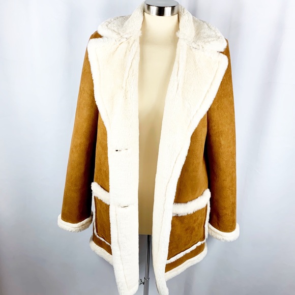 ❗️SOLD❗️ Forever 21 Suede & Faux Fur Jacket - Picture 2 of 8